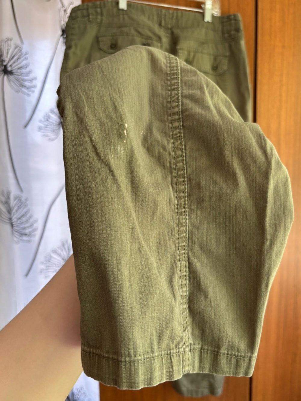 Reitmans Olive Green Cargo Utility Pants Multi Pocket Size 11 - Picture 4 of 9